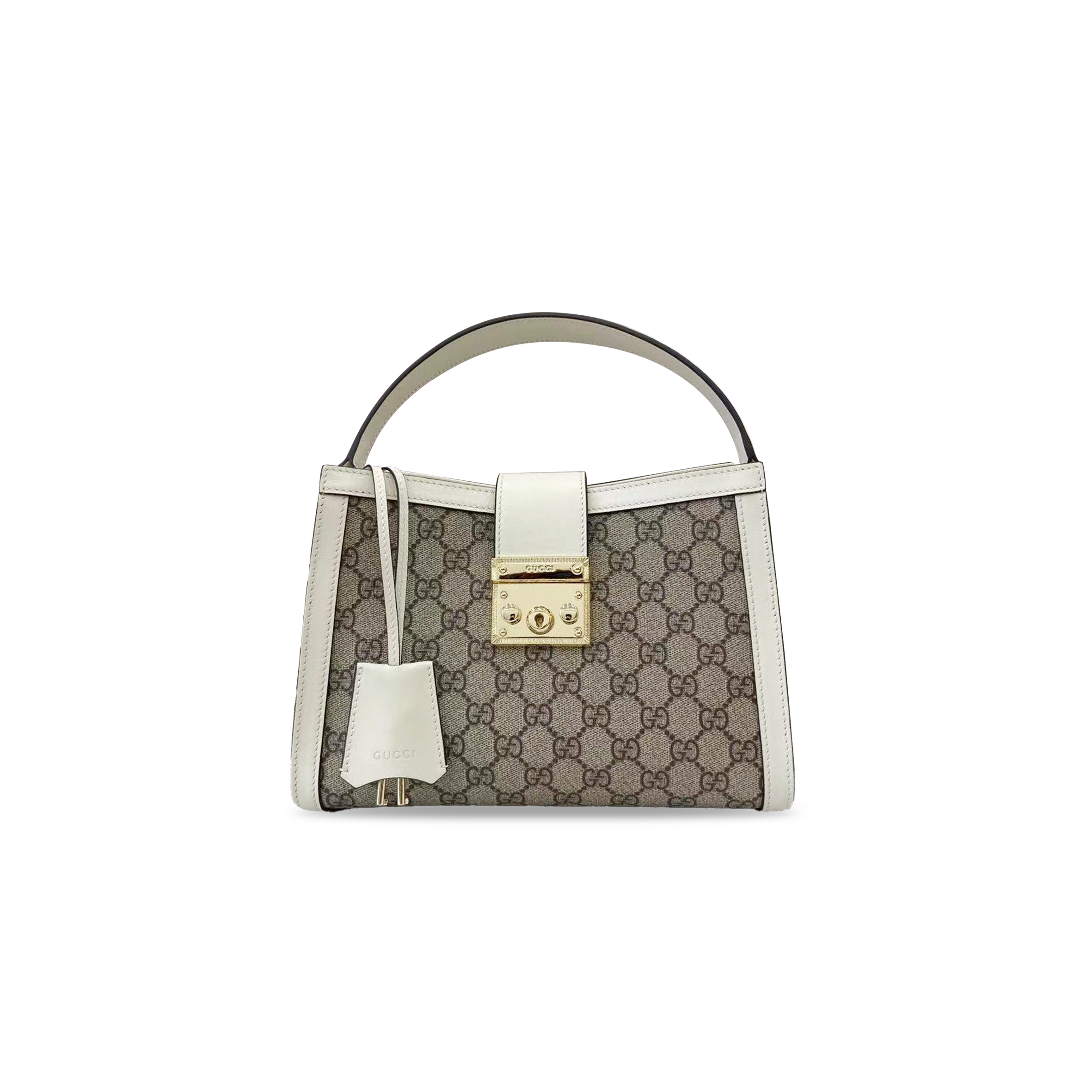 GUCCI PADLOCK FABRIC LARGE SHOULDER BAG ‎838992 (25.5*17.5*10cm)